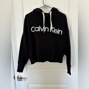 Cropped Calvin Klein hoodie sweatshirt